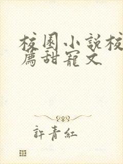 校园小说校霸推荐甜宠文