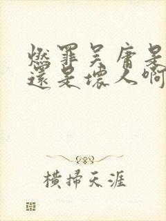 燃罪吴庸是好人还是坏人啊