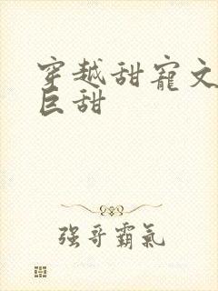 穿越甜宠文推荐巨甜