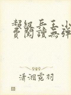 超级兵王小说免费阅读无弹窗