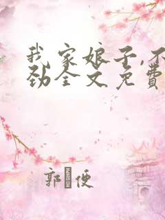 我家娘子,不对劲全文免费