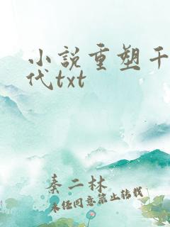 小说重塑千禧年代txt