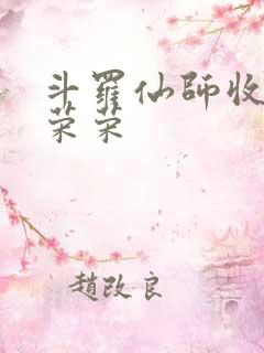 斗罗仙师收徒宁荣荣