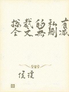 总裁的私有宝贝全文无删减免费阅读