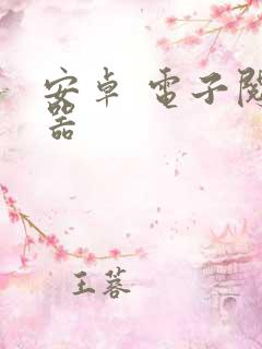 安卓 电子阅读器