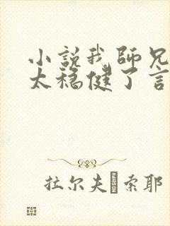 小说我师兄实在太稳健了言归正传电子书