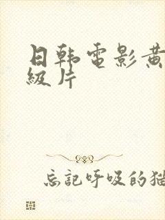 日韩电影黄色一级片
