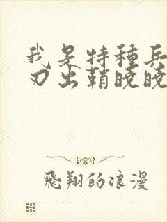 我是特种兵之利刃出鞘晓晓