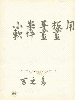 小米平板用什么软件画画