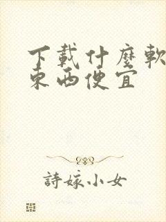 下载什么软件买东西便宜