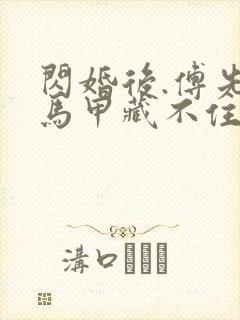 闪婚后.傅先生马甲藏不住了