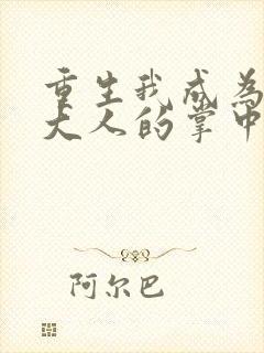 重生我成为权臣大人的掌中娇