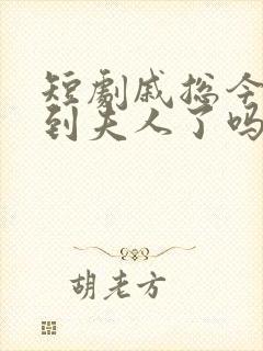 短剧戚总今天追到夫人了吗全集免费观看