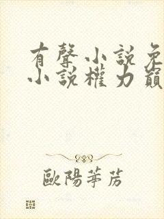 有声小说免费听小说权力巅峰