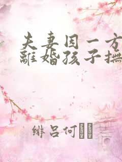 夫妻因一方出轨离婚孩子抚养权怎么判定