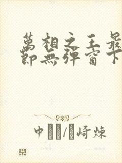 万相之王最新章节无弹窗下载