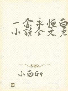 一念永恒白小纯小说全文免费阅读