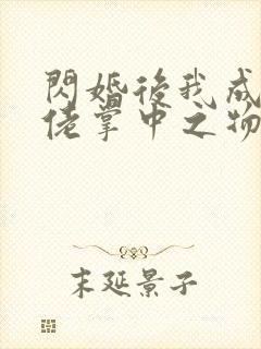 闪婚后我成了大佬掌中之物完整版