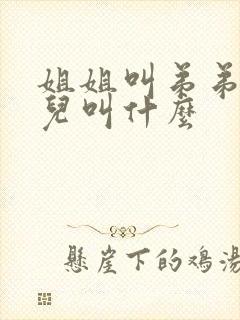 姐姐叫弟弟的女儿叫什么