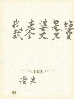 我老婆是绝色总裁全文免费阅读