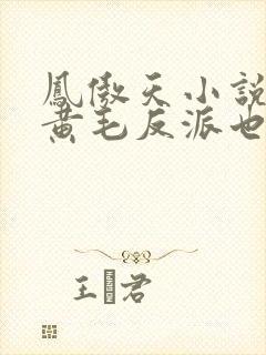 凤傲天小说里的黄毛反派也想幸福在线阅读