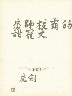 痞帅校霸的校园甜宠文