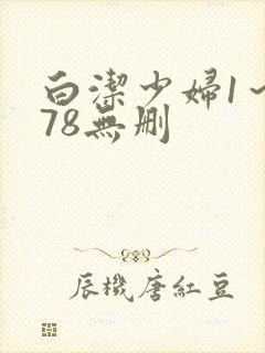 白洁少妇1～178无删