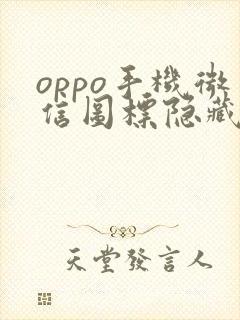 oppo手机微信图标隐藏了怎么恢复