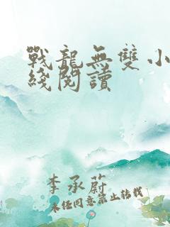 战龙无双小说在线阅读