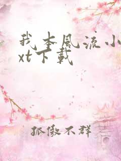 我本风流小说txt下载