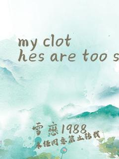 my clothes are too small绘本翻译