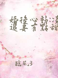 婚后心动:凌总追妻有点甜最新章节阅续