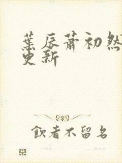 叶辰萧初然继续更新