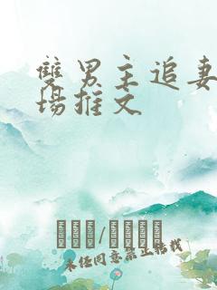 双男主追妻火葬场推文