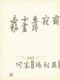 帝少专宠霸道妻动画片