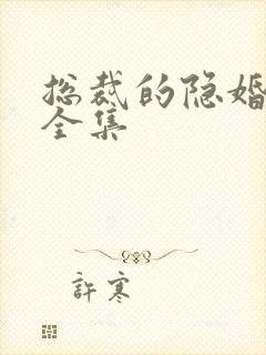 总裁的隐婚甜妻全集