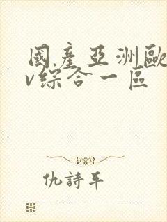 国产亚洲欧洲av综合一区