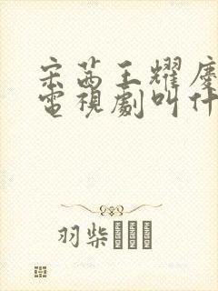 宋茜王耀庆演的电视剧叫什么名字