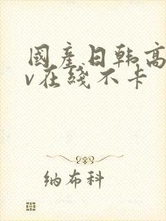 国产日韩高清av在线不卡