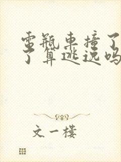 电瓶车撞了人跑了算逃逸吗