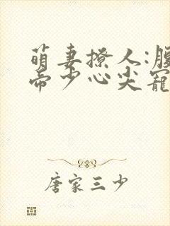 萌妻撩人:腹黑帝少心尖宠