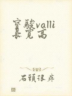 宝骏valli长宽高