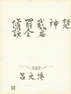 修罗武神楚枫小说全篇