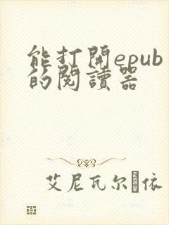 能打开epub的阅读器