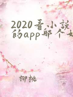 2020看小说的app哪个好