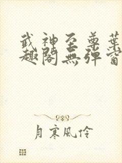 武神至尊叶风笔趣阁无弹窗