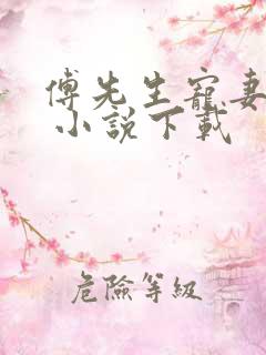 傅先生宠妻无度 小说下载