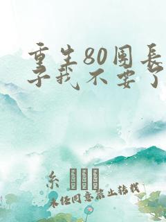 重生80团长妻子我不要了