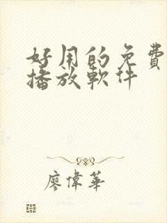 好用的免费视频播放软件