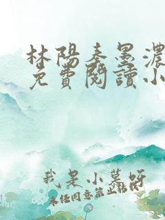 林阳秦墨浓最新免费阅读小说